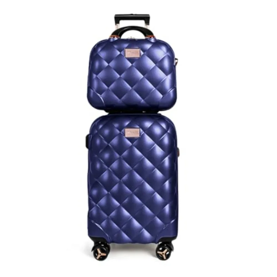Expandable Hard Shell Luggage Set - 2-Piece Set 14/20in Carry On Luggage
