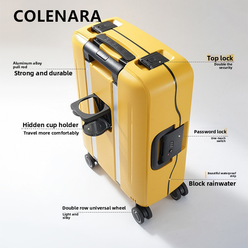 COLENARA Luggage Travel Bag 20 - Spinner Wheel Rolling Suitcase 20 Inch recension och pris