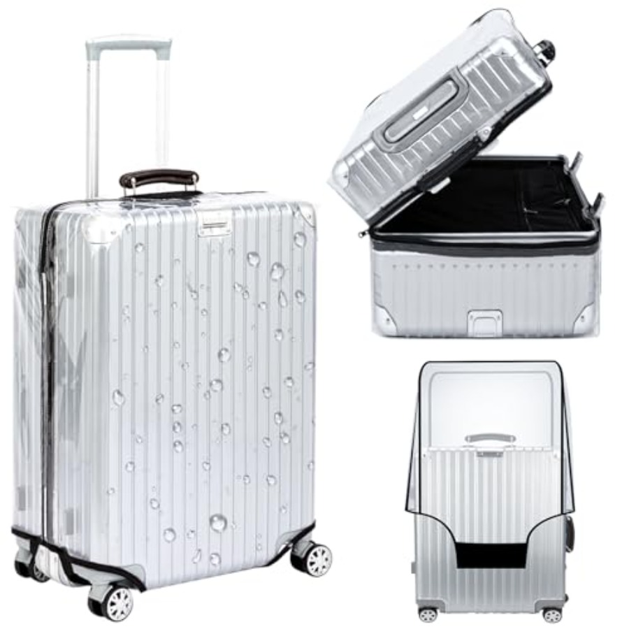 Veki Clear Suitcase Cover PVC  - Luggage Protective Cover Transparent recension och pris