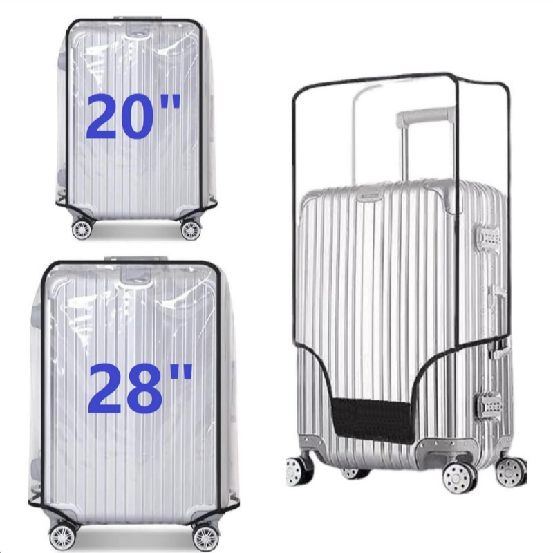 Waterproof Wheeled Suitcase Du - Luggage Protective Cover Transparent recension och pris