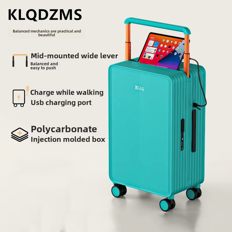 KLQDZMS Luggage ABS+PC Boardin - Spinner Wheel Rolling Suitcase 20 Inch recension och pris