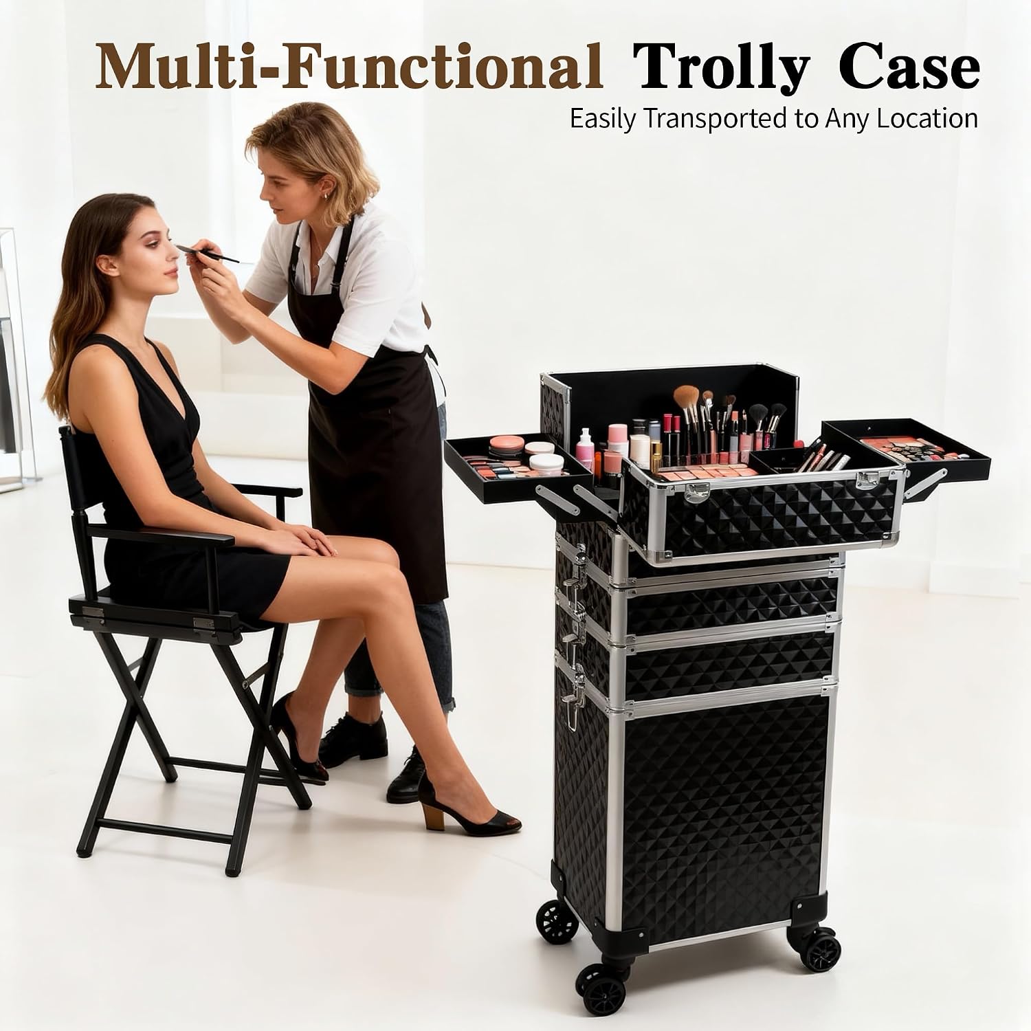 Rolling Makeup Train Case, Cos - Luggage recension och pris
