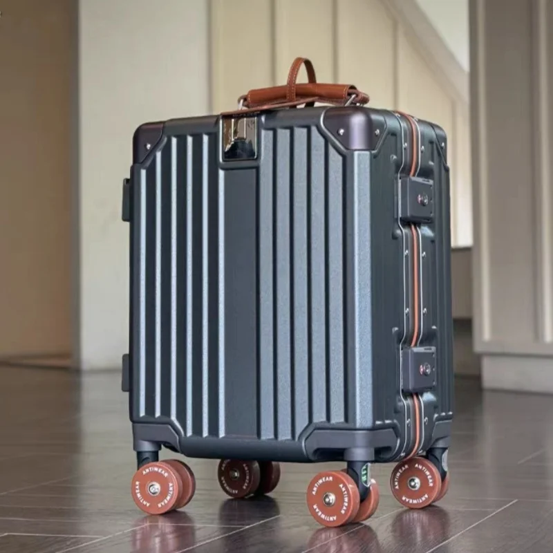 14‘’ Rolling Luggage Lightweig - Aluminum Frame Carry On Luggage recension och pris