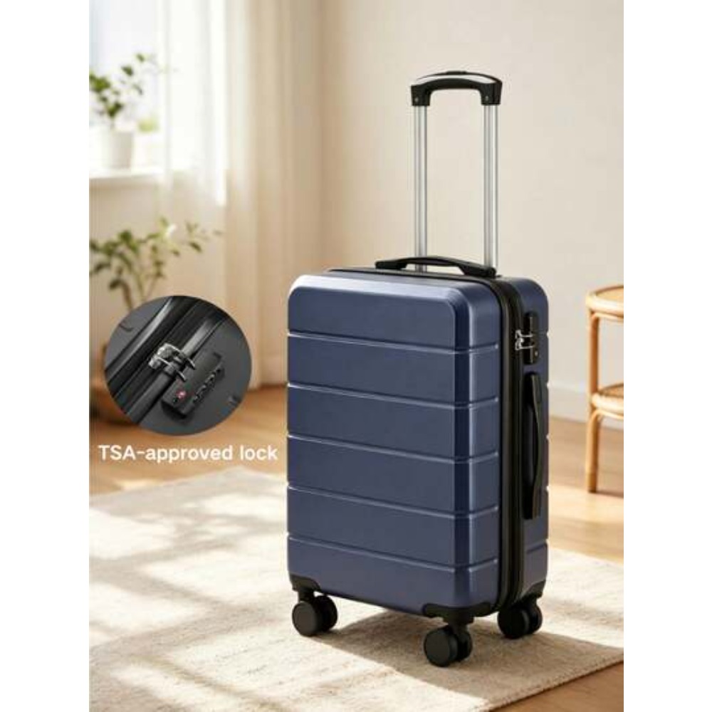 20 Inch Expandable ABS Hardsid - Cabin Size Lightweight Travel Trolley recension och pris