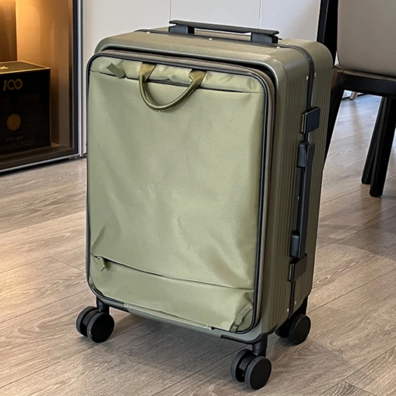 2-in-1 Suitcase Detachable Bac - Aluminum Frame Carry On Luggage recension och pris