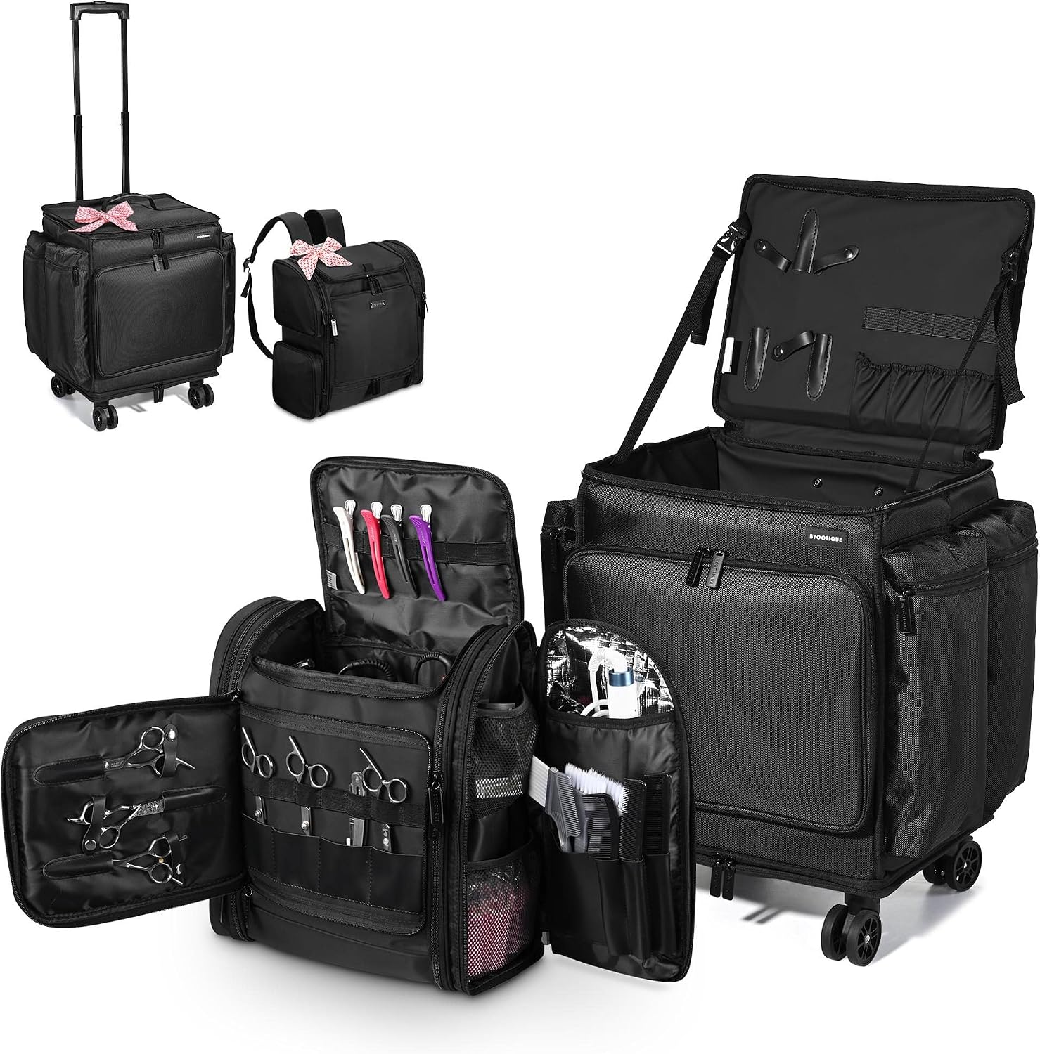 Soft Sided Rolling Makeup Trai - Backpacks recension och pris