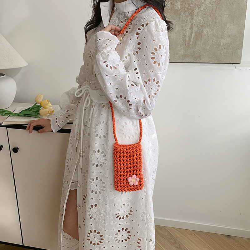 1pcs New Hollow Knitting Multi - Handbags recension och pris
