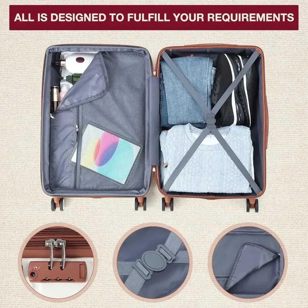 Expandable 3-Piece Hardshell L - Expandable Hard Shell Luggage Set recension och pris