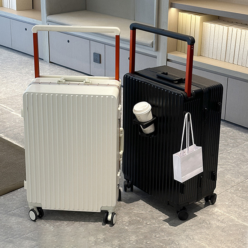 New Wide Handle Suitcase on Wh - Spinner Wheel Rolling Suitcase 20 Inch recension och pris