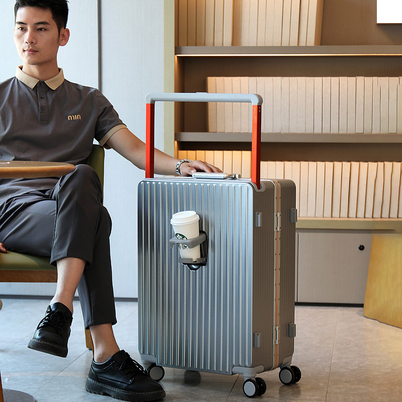 New Wide Handle Suitcase on Wh - Spinner Wheel Rolling Suitcase 20 Inch recension och pris