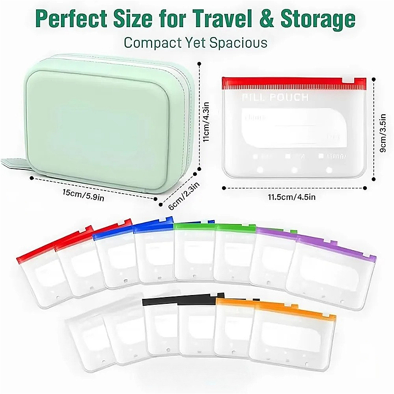 7/14Pouch Weekly Pill Organize - Handbags recension och pris