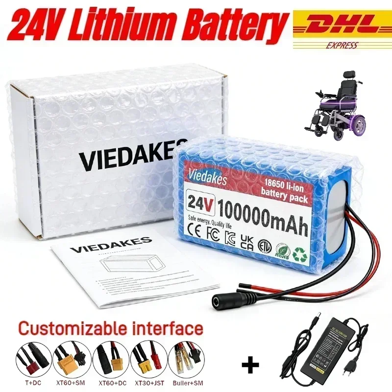 ✈️✈️VIEDAKES 24V 40Ah 7S3P Bat - Kids Ride On Suitcase Scooter recension och pris