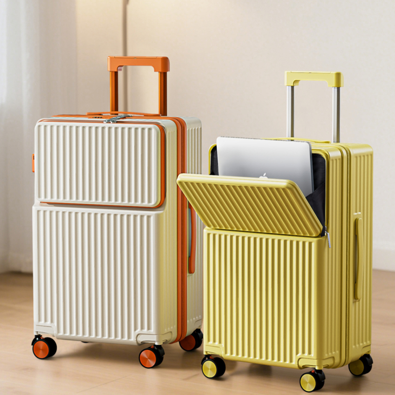 Stylish 20 24 inch Travel Suit - Front Opening Laptop Luggage 24 Inch recension och pris