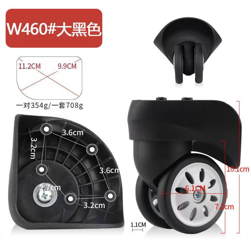 Wheels for cloth Luggage V56/V - Silent Replacement Luggage Wheels recension och pris
