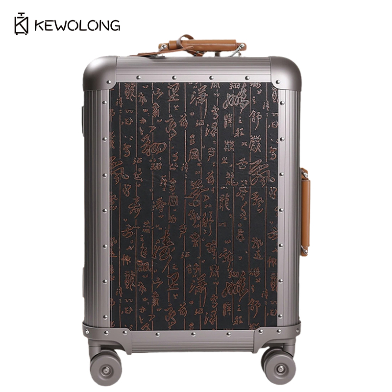 Full Aluminum Magnesium Alloy  - Spinner Wheel Rolling Suitcase 20 Inch recension och pris