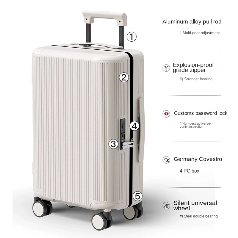 20-inch Trolley Suitcase 28-in - Cabin Size Lightweight Travel Trolley recension och pris