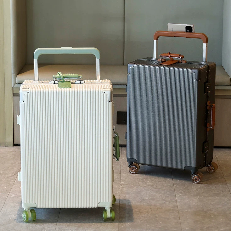 Wide-handle Suitcase with Roll - Spinner Wheel Rolling Suitcase 20 Inch recension och pris