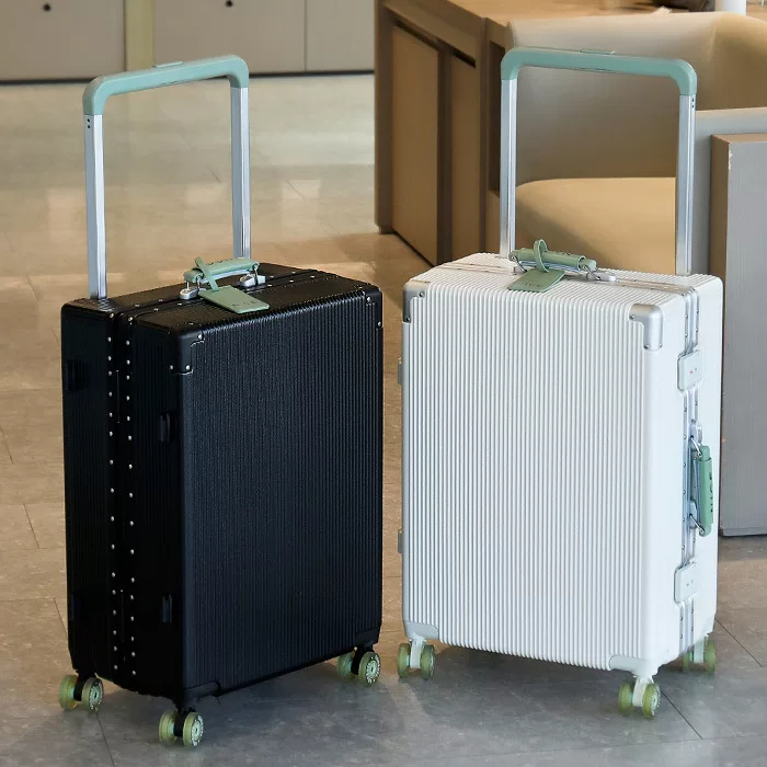 Wide-handle Suitcase with Roll - Spinner Wheel Rolling Suitcase 20 Inch recension och pris