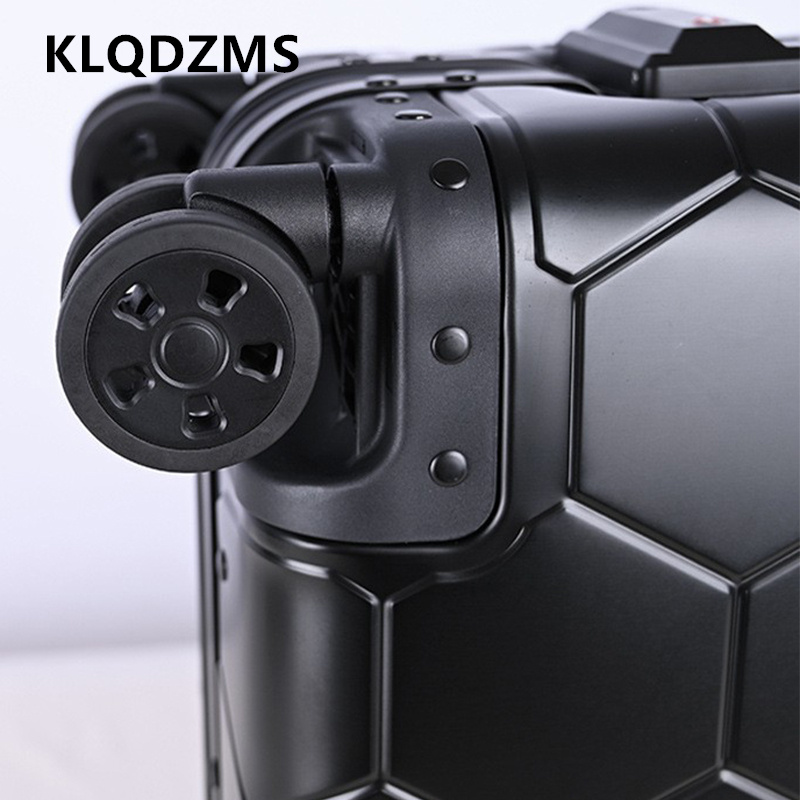 KLQDZMS Cabin Suitcase All Alu - Spinner Wheel Rolling Suitcase 20 Inch recension och pris
