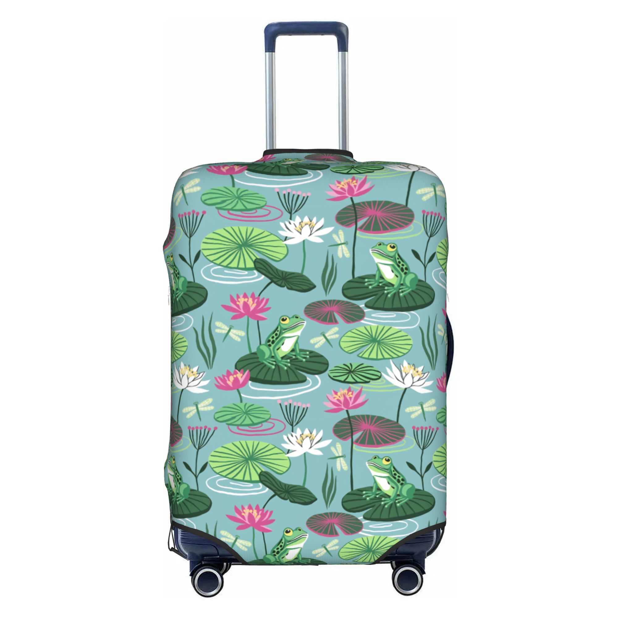Frogs and water lilies Travel  - Waterproof Suitcase Cover Protector recension och pris