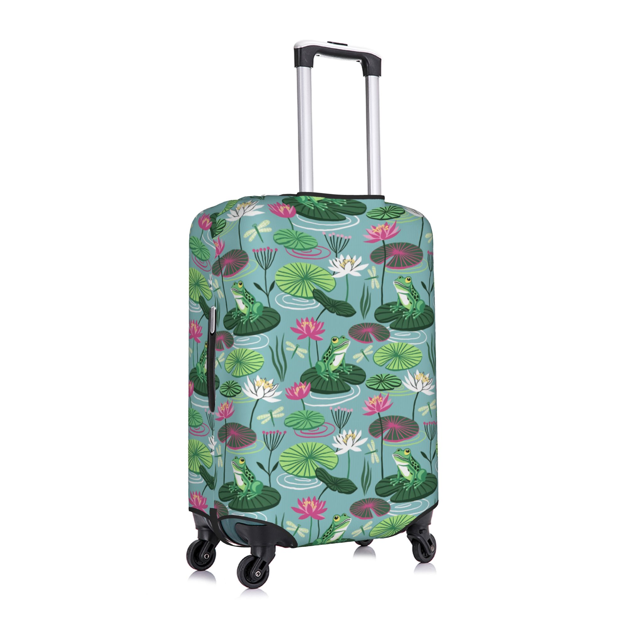 Frogs and water lilies Travel  - Waterproof Suitcase Cover Protector recension och pris