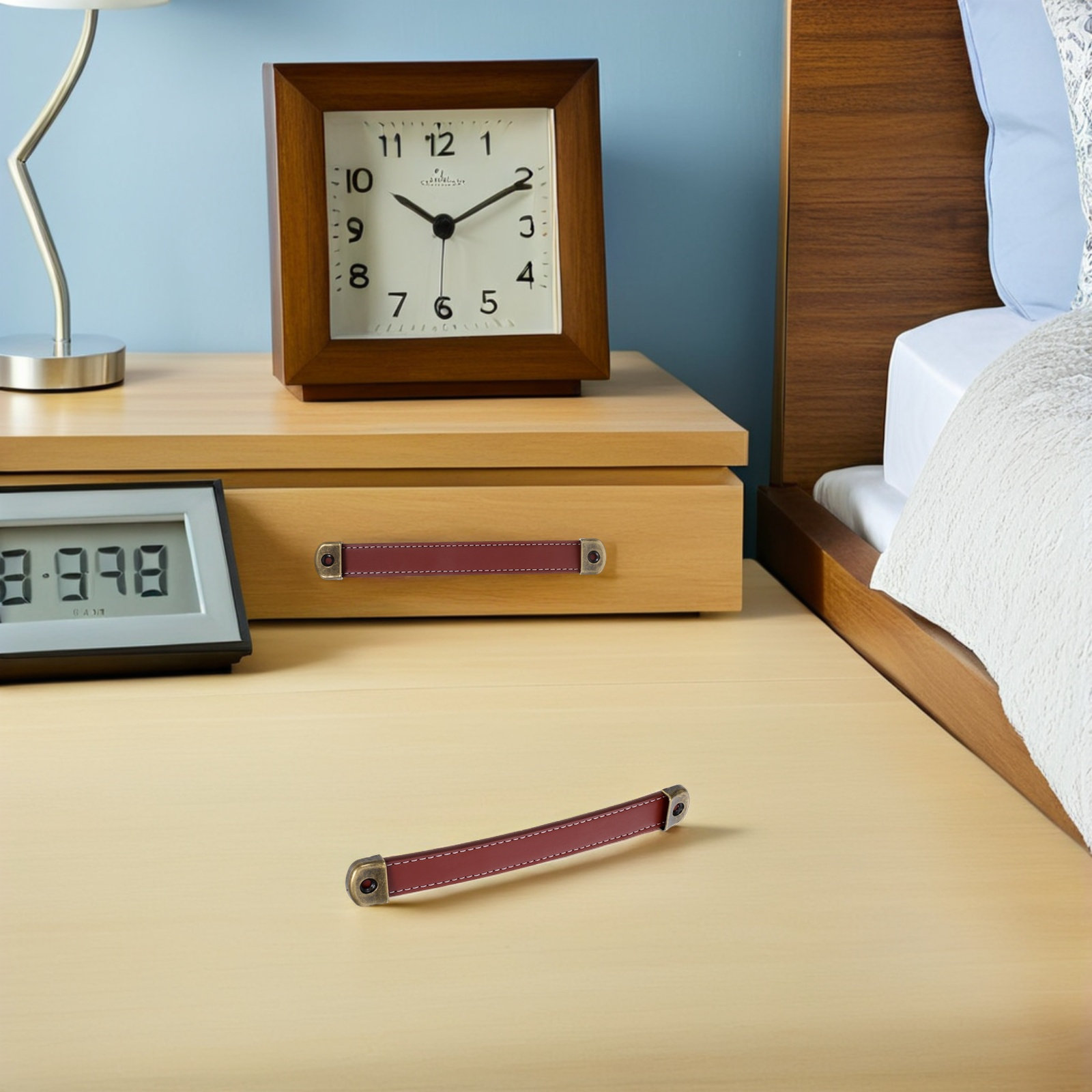 2Pcs Retro PU Furniture Handle - Retro Vintage Trunk Suitcase recension och pris