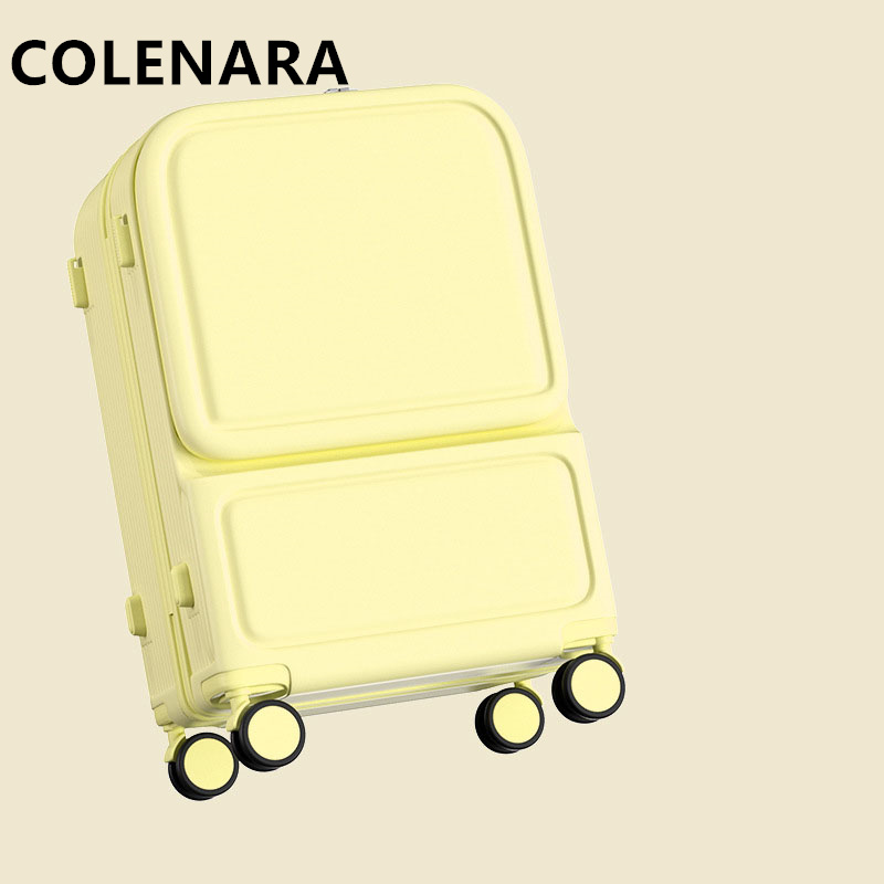 COLENARA ABS+PC Suitcase Front - Front Opening Laptop Luggage 24 Inch recension och pris