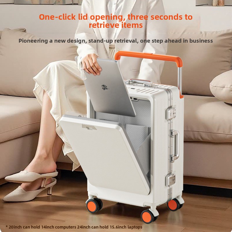 20/24/26 inch Aluminum Frame L - Spinner Wheel Rolling Suitcase 20 Inch recension och pris