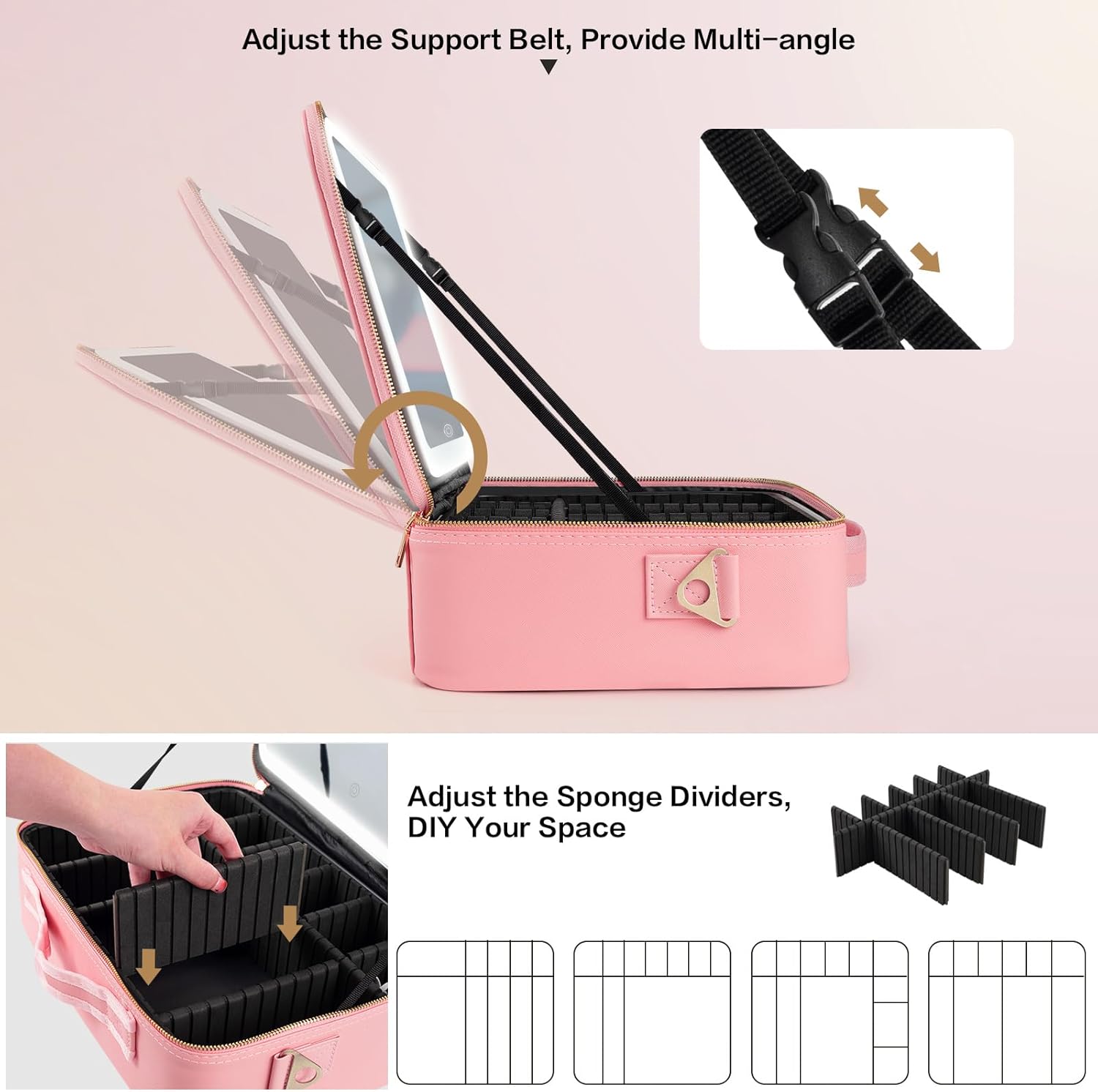 Large Capacity Makeup Bag 15'' - Cosmetic Bags recension och pris