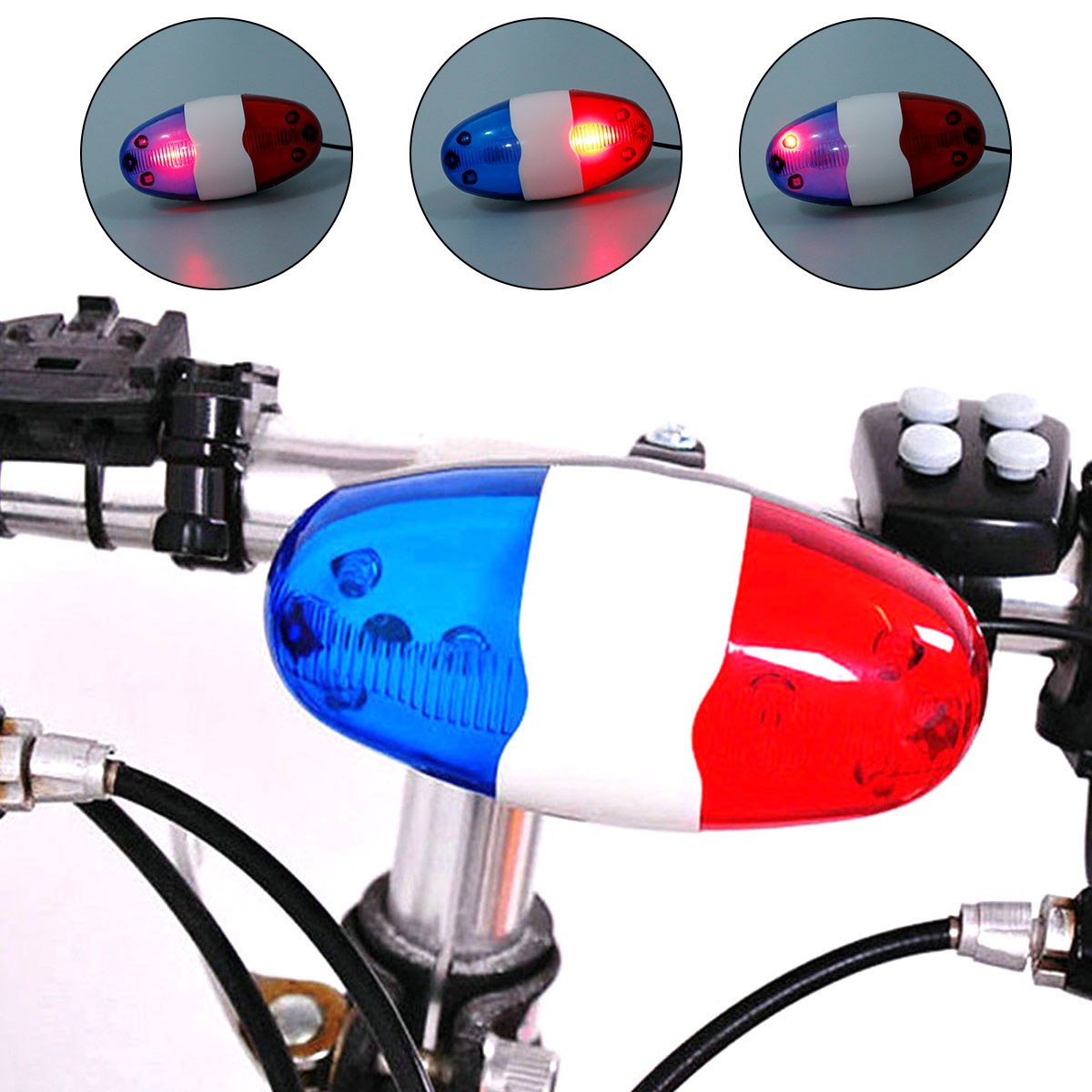 Bicycles Bell Police Car Light - Kids Ride On Suitcase Scooter recension och pris